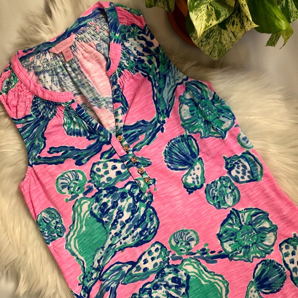 Lilly Pulitzer Pink Essie Tank | XXS